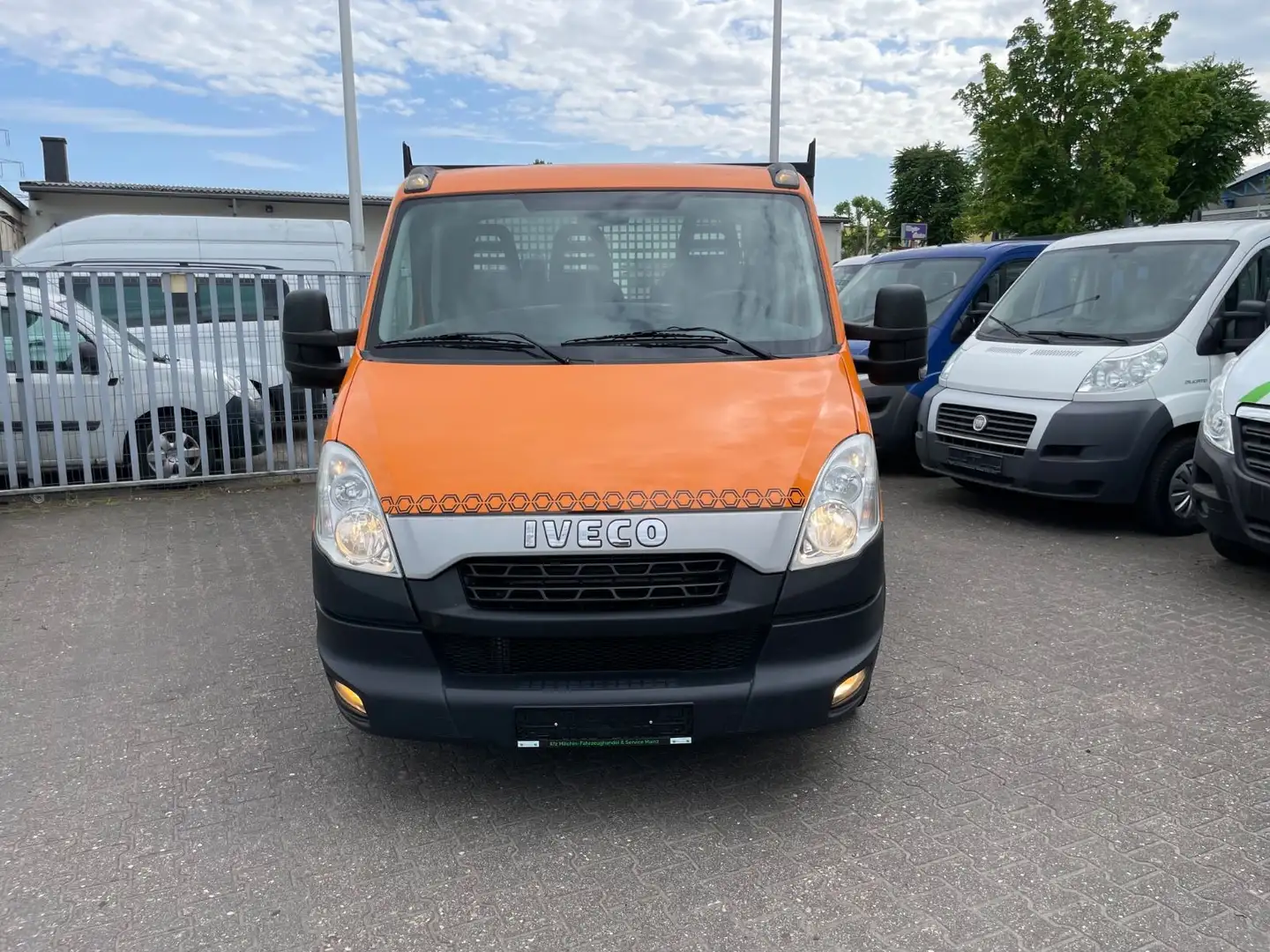 Iveco Daily Pritsche*1-Hand*Nur 40000 Km*Klima*TÜV NEU Naranja - 2