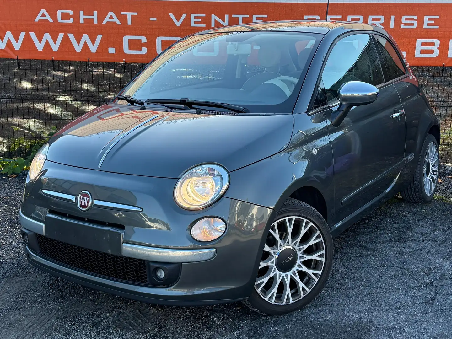 Fiat 500 1.2i Lounge - GA Grijs - 1