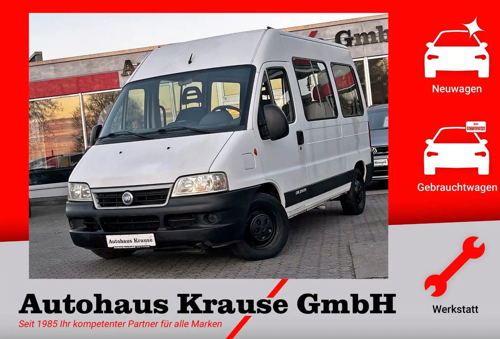Fiat Ducato Hochr.-Kombi 2.8 JTD Radstand 3200 Blanco - 1