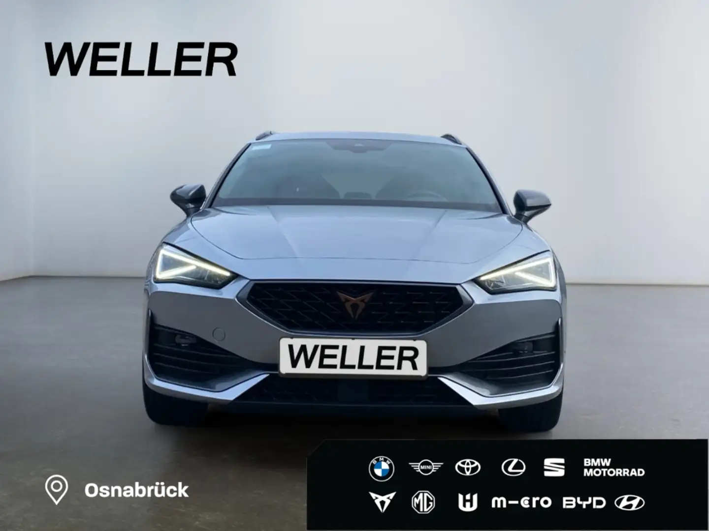 CUPRA Leon ST 1.4 e-Hybrid (150 kW) *LED*AHK*SHZ*Kessy* Silber - 2
