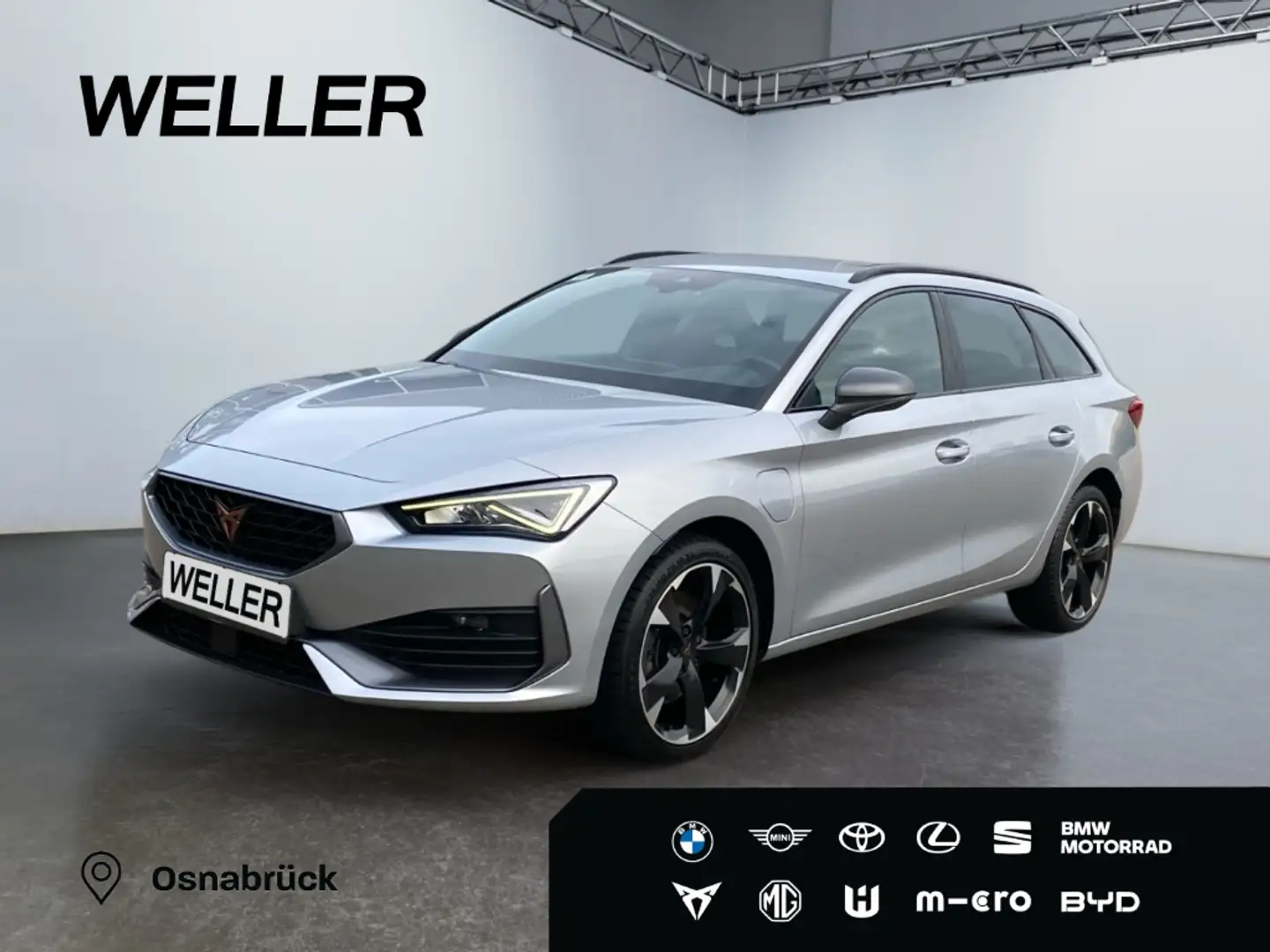 CUPRA Leon ST 1.4 e-Hybrid (150 kW) *LED*AHK*SHZ*Kessy* Silber - 1