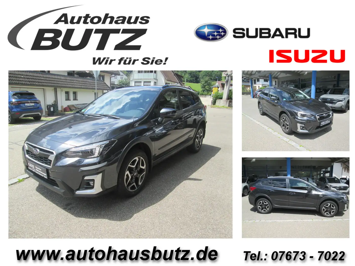 Subaru XV 2.0ie e-Boxer Platinum, Leder, Navi, AHK Grijs - 1