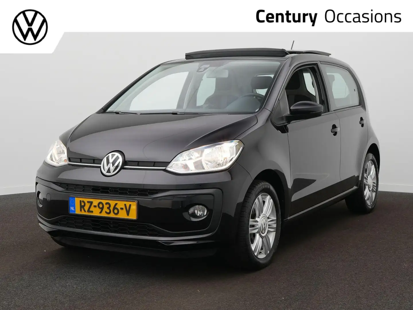 Volkswagen up! 1.0 BMT high up! Automaat / Panoramadak / App-Navi Zwart - 1