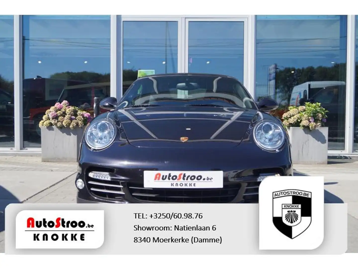 Porsche 997 TURBO mkll 3.8 PDK Carrera Cabrio Zwart - 2