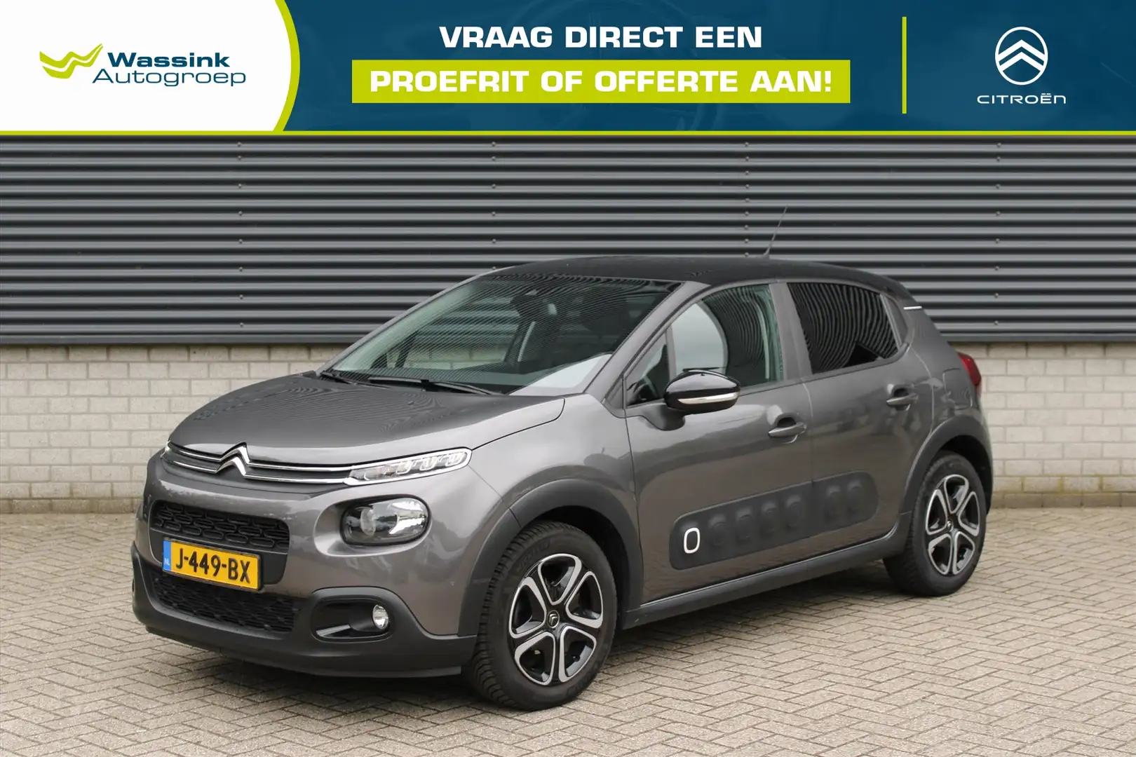 Citroen C3 Feel Edition 82pk I Navigatie I Climate Control I Grijs - 1