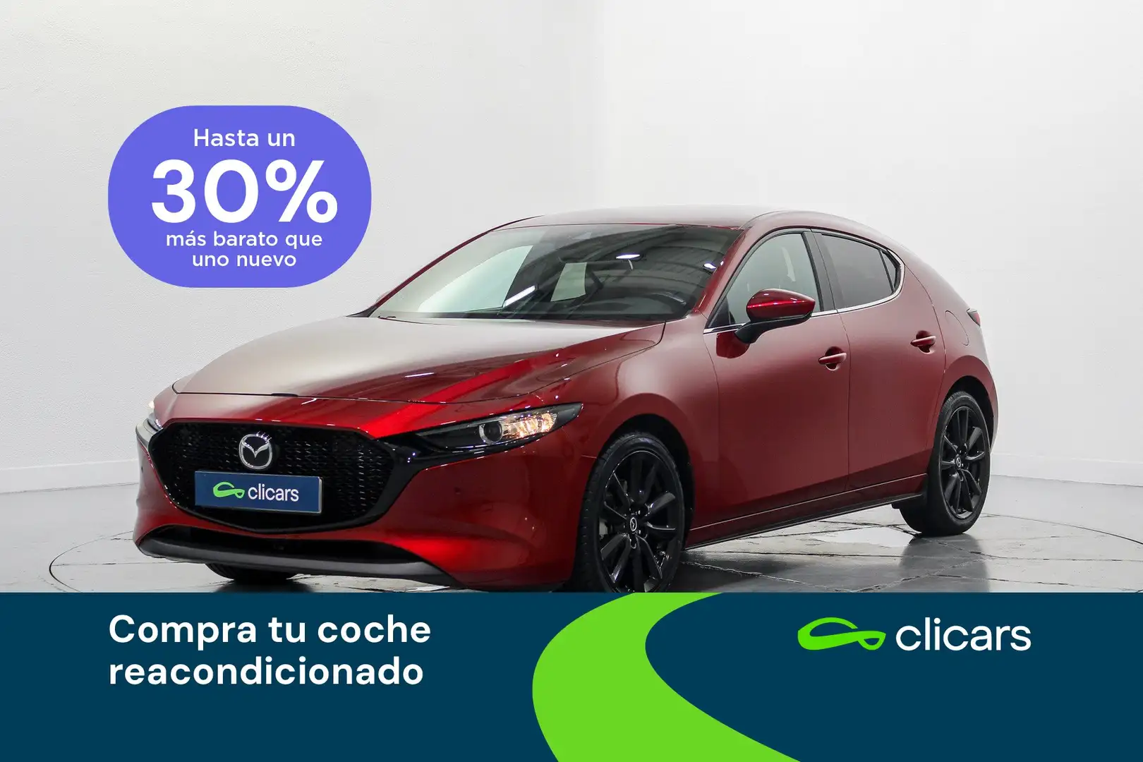 Mazda 3 2.0 e-Skyactiv-X Zenith Aut. 137kW Red - 1