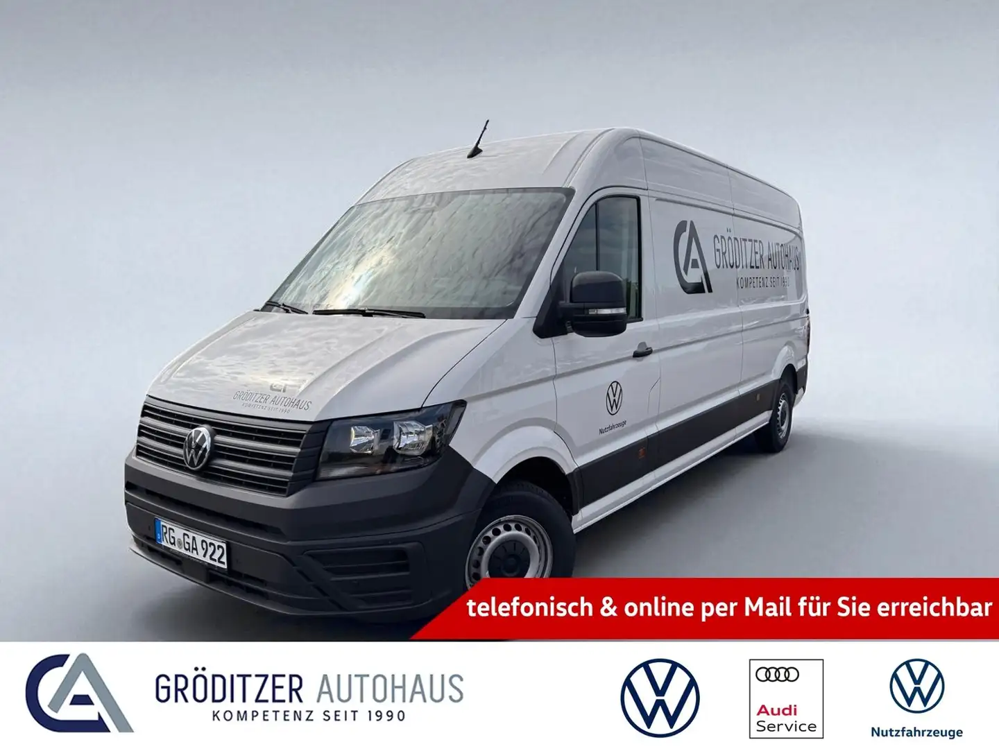 Volkswagen Crafter 2,0 TDI 35 lang Hochdach APP|CAM|Klima|A Weiß - 1