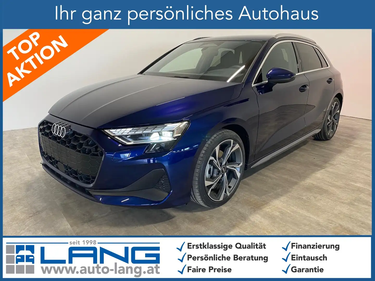 Audi A3 Sportback 35 2.0 TDI LED*RFK*NAVI 110 kW (150 P... Blau - 1