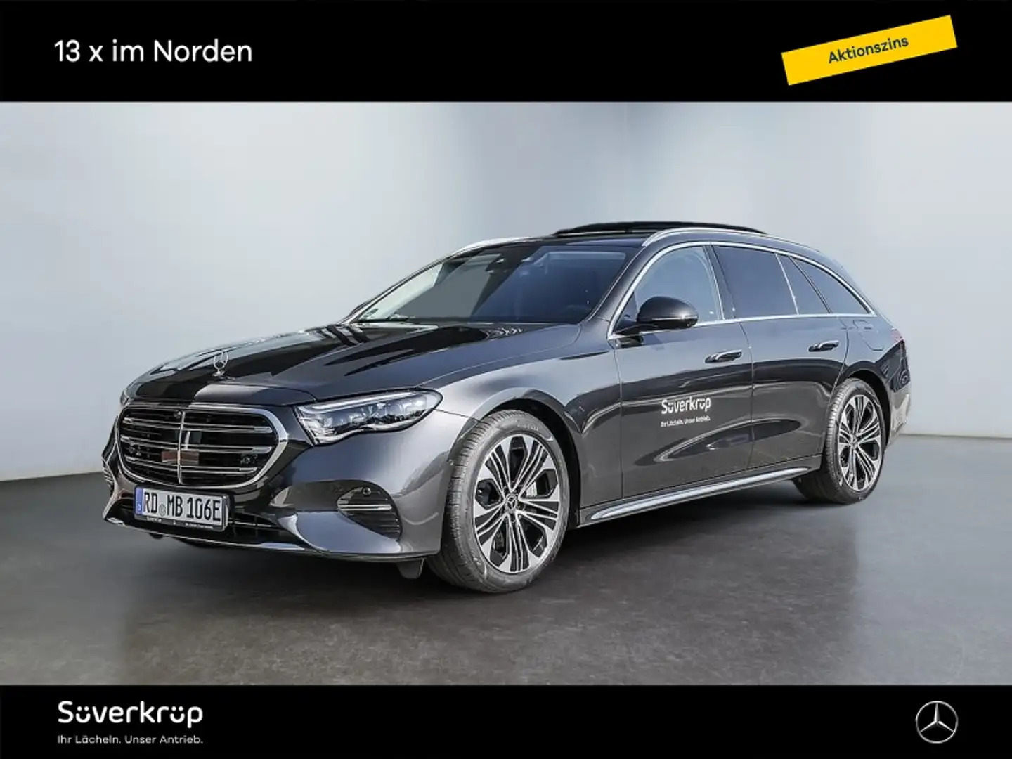 Mercedes-Benz E 300 e T BURM MEMO 360 AHK AIRMATIC DISTR PANO Grijs - 1