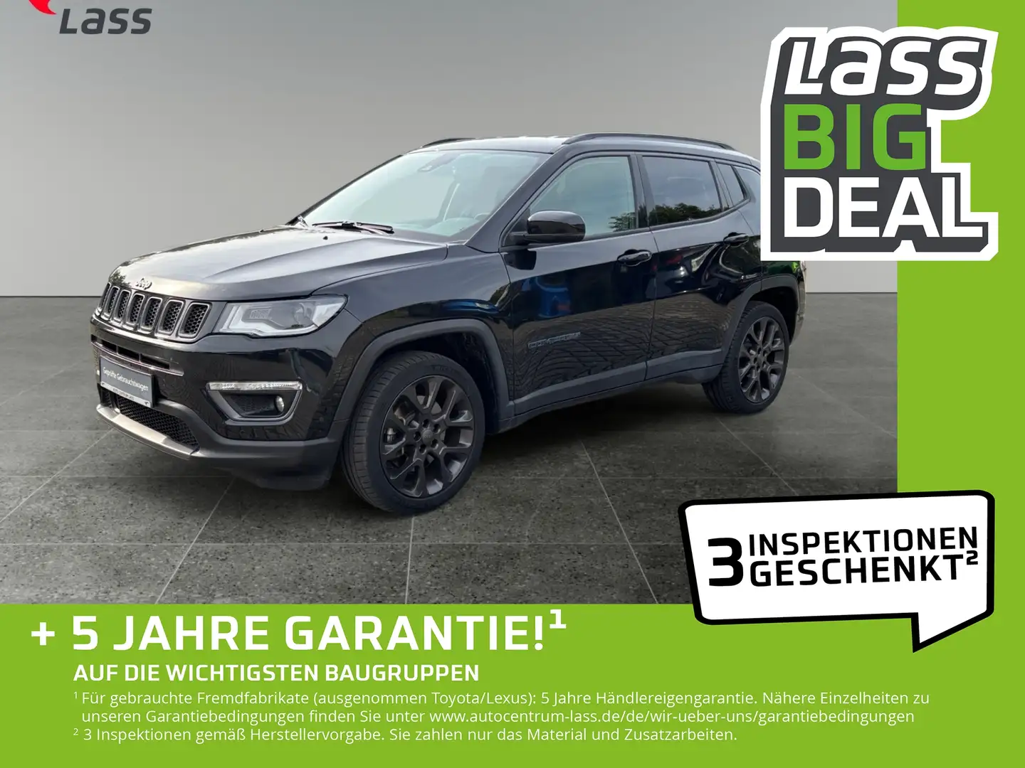 Jeep Compass 1.3 S PHEV Klimaaut Navi ACC BiXenon 19'' Zwart - 1