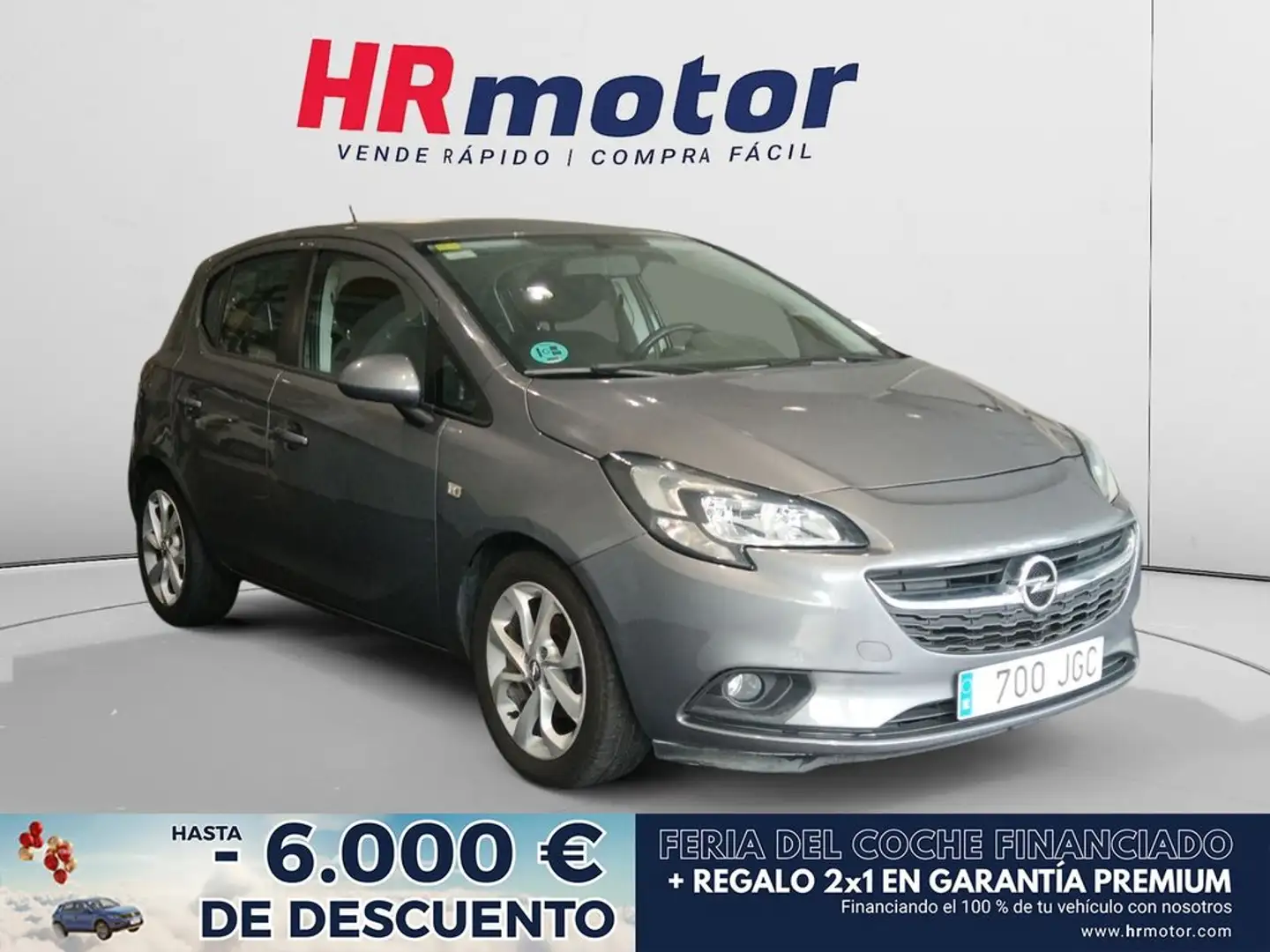 Opel Corsa 1.4 Selective Gris - 1