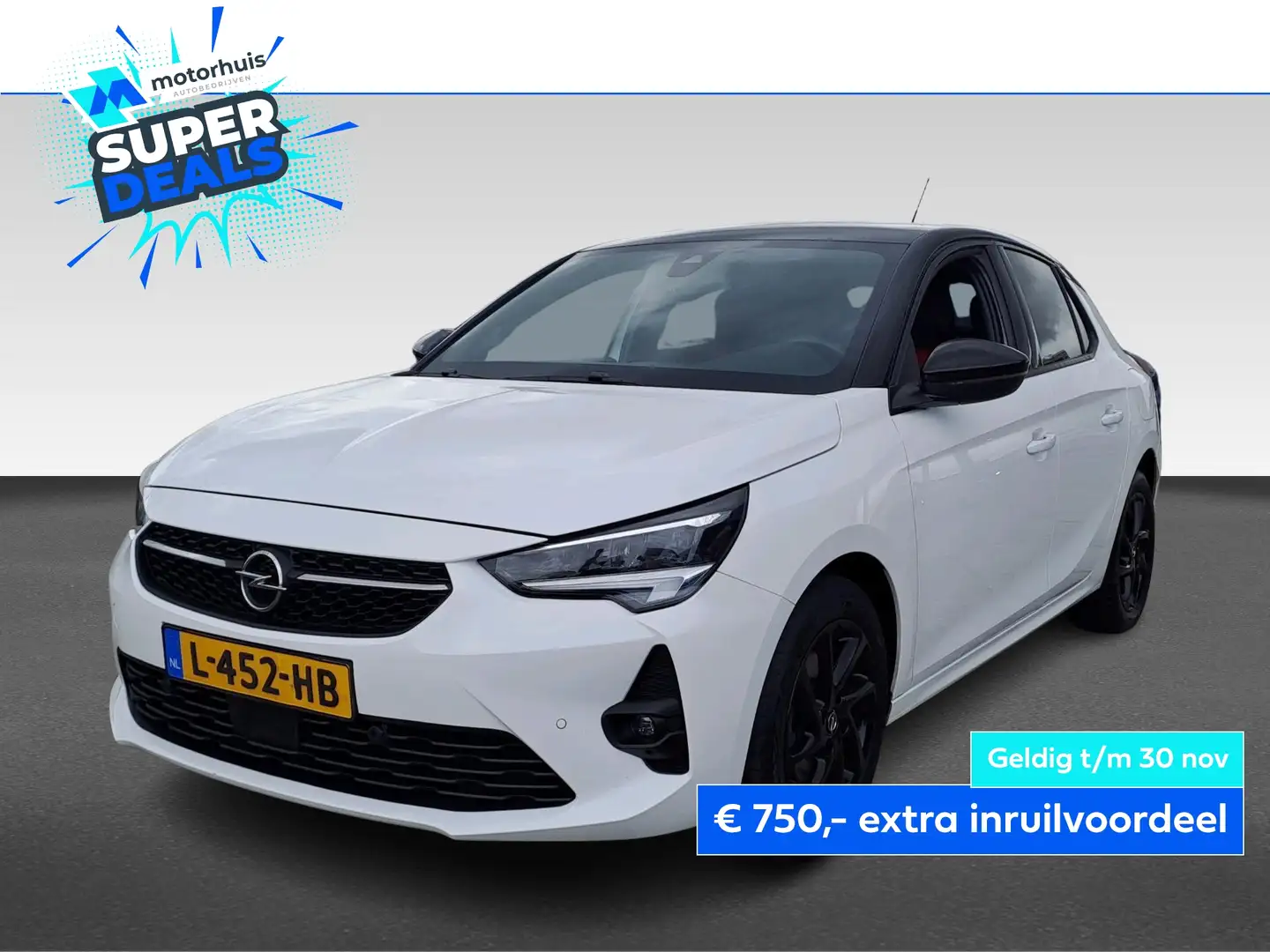 Opel Corsa 1.2 Turbo Start/Stop 100pk GS Line Wit - 1