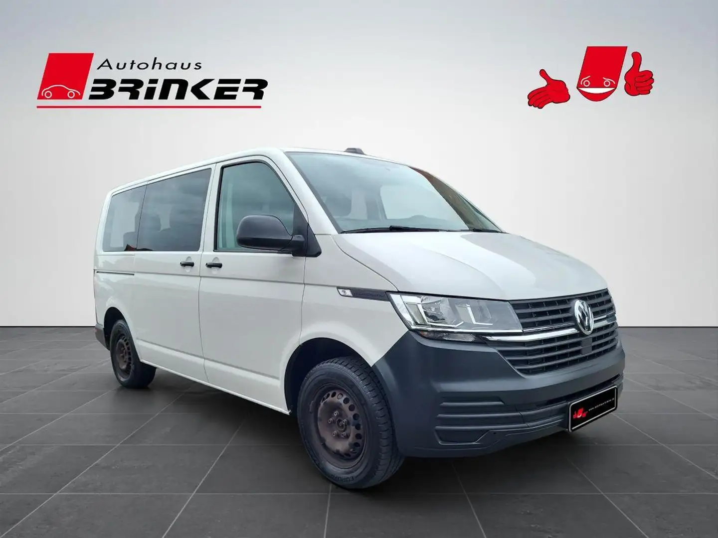 Volkswagen T6.1 Transporter Transporter Kombi 2.0TDI 9Sitzer Klima Navi Weiß - 1