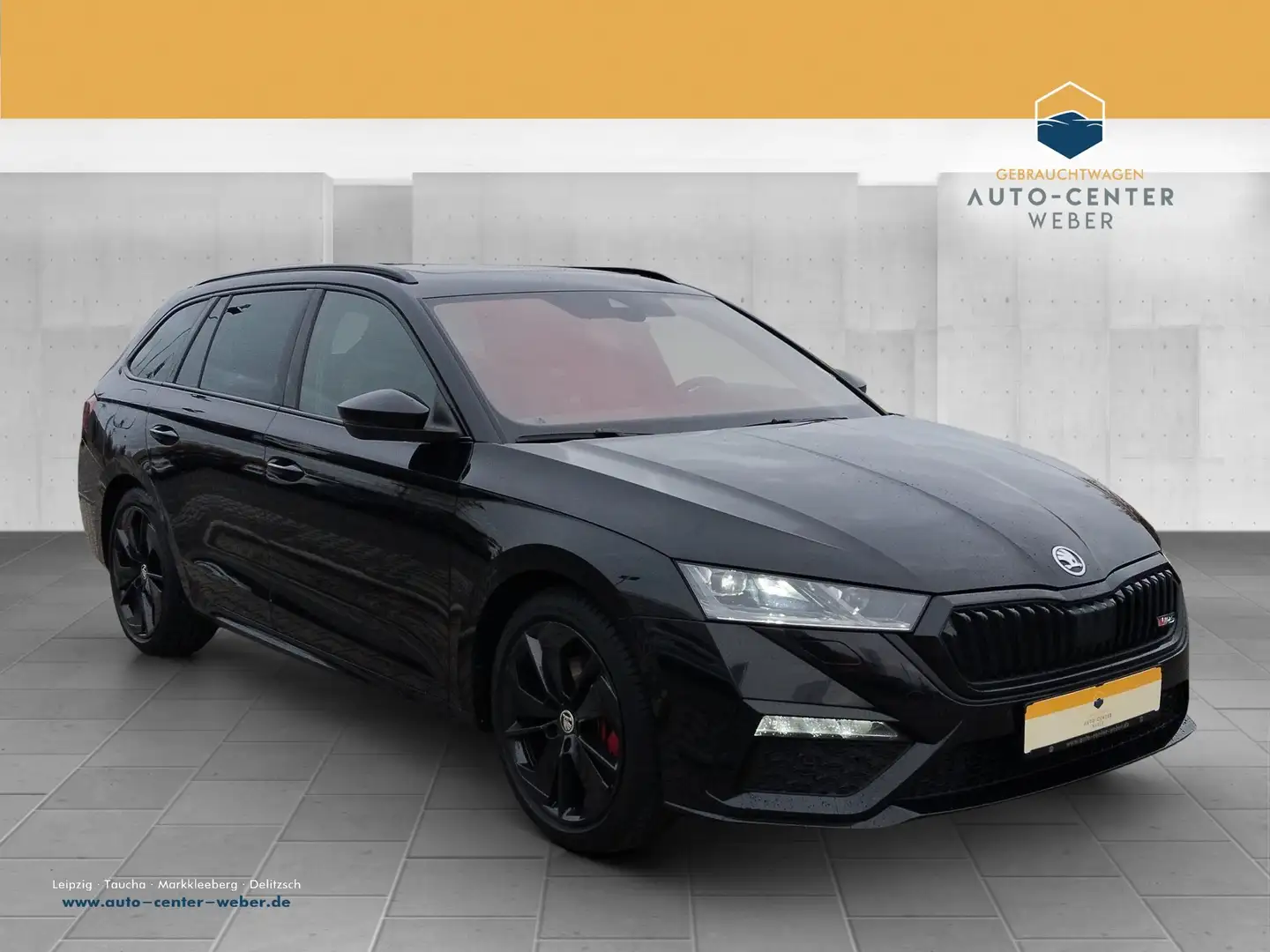 Skoda Octavia Combi 2.0 TDI RS DSG 4xSHZ*ACC*AHK*AUT Zwart - 1