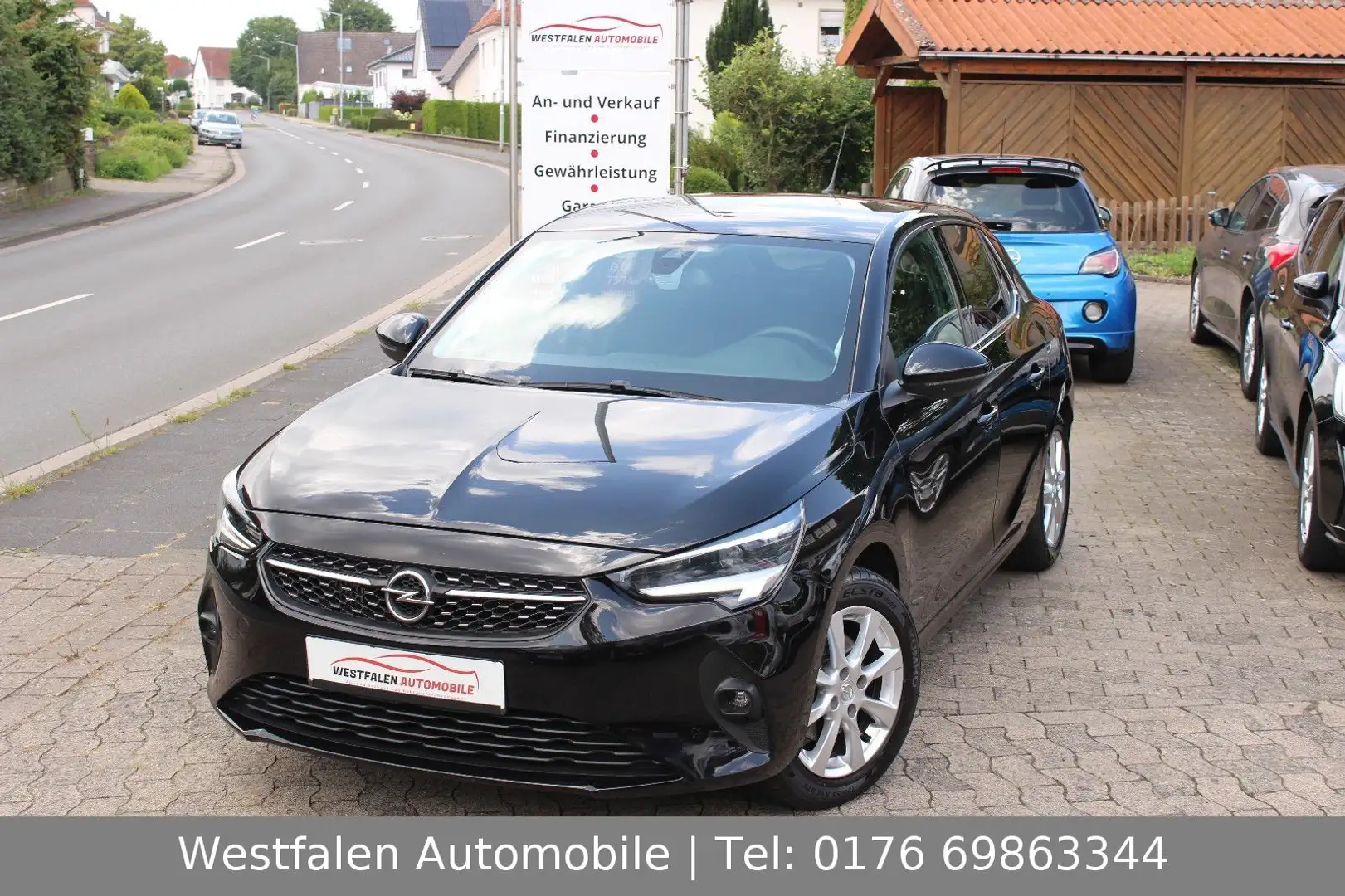 Opel Corsa 1.2 Elegance 101PS|LED|AppCarPL|Navi|Frsp. Schwarz - 1