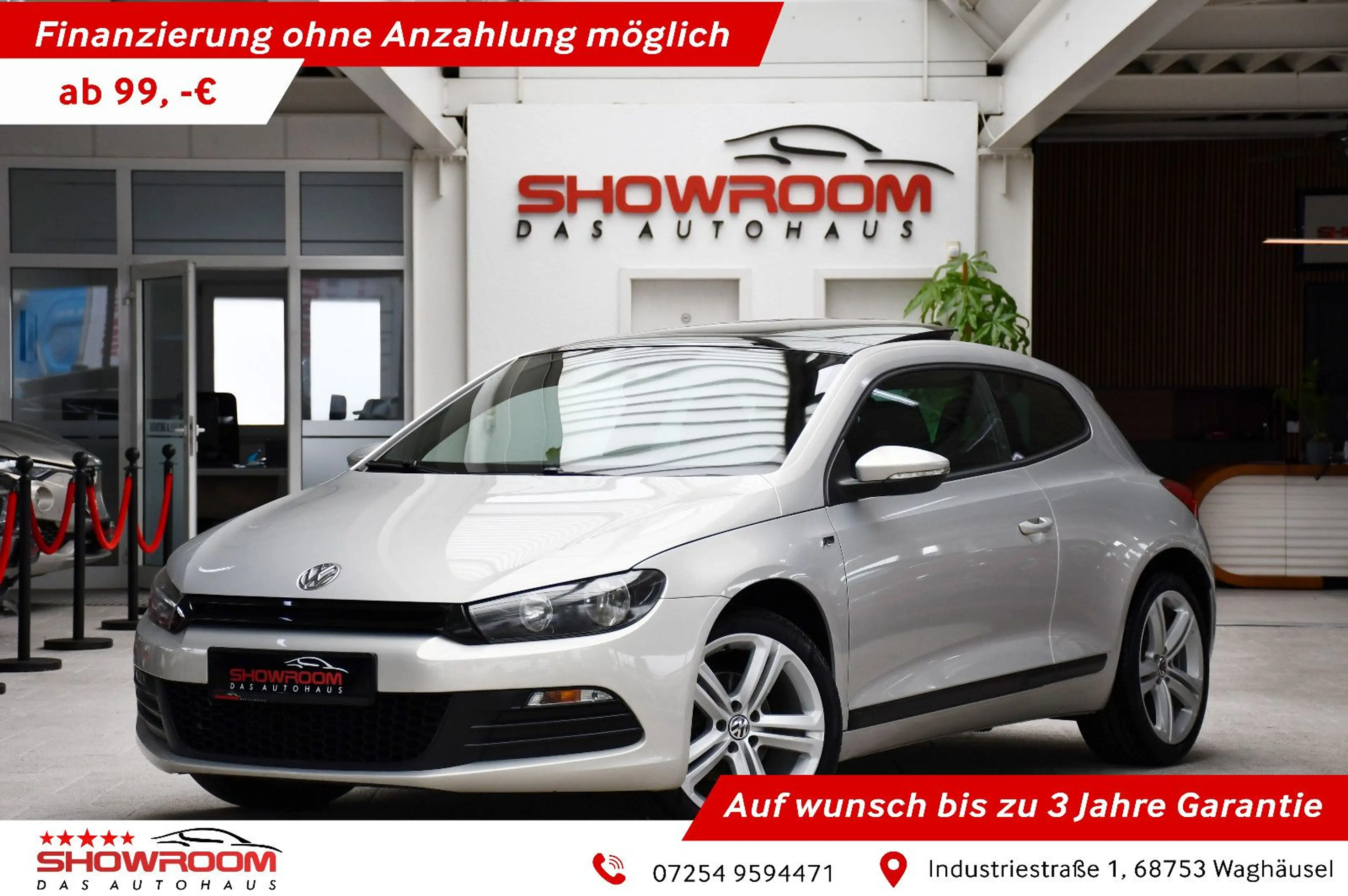 Volkswagen Scirocco 1.4 TSI R-Line Pano 75Tkm Navi PDC