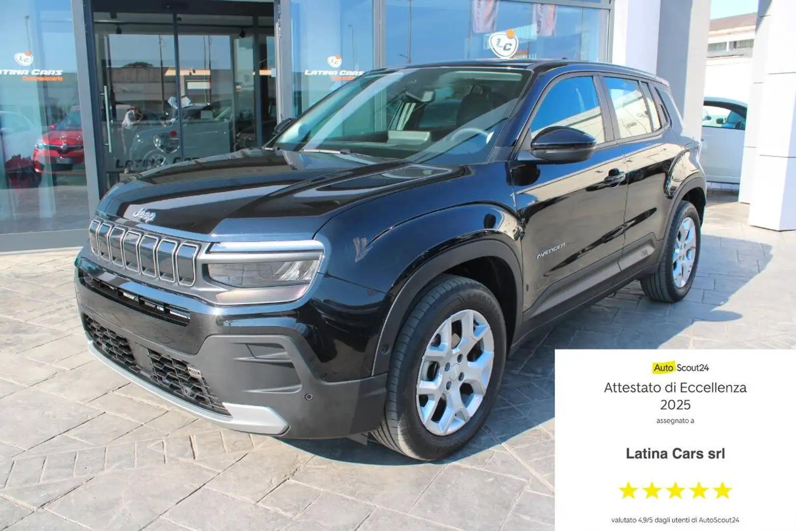 Jeep Avenger 1.2 t. Altitude fwd 100cv con CarPlay Nero - 1