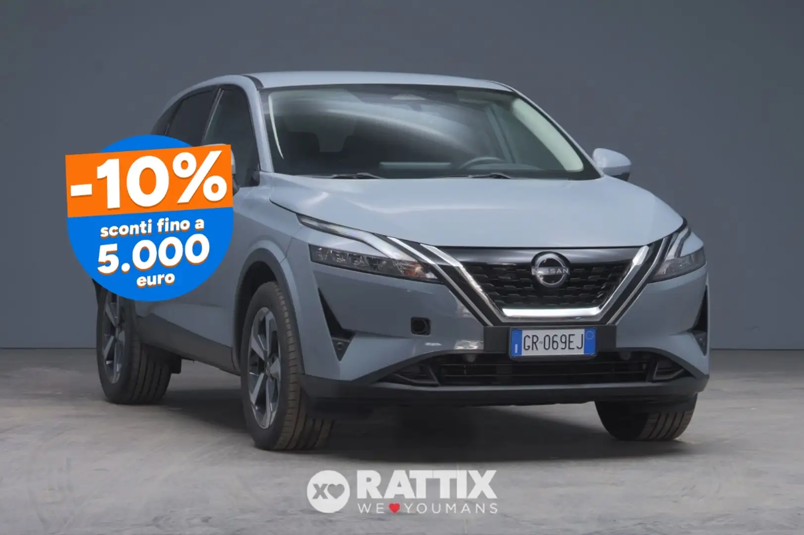 Nissan Qashqai 1.3 Mhev 140CV N-Connecta Gris - 1