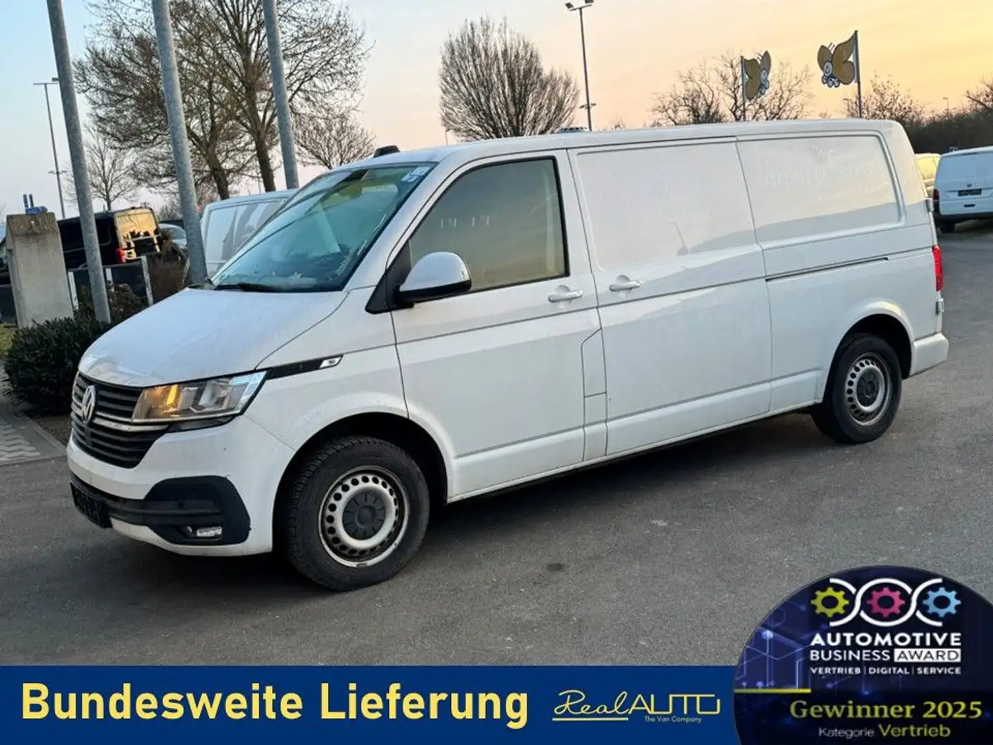 Volkswagen T6 Transporter 6.1 Kasten TDI DSG LR ACC*PDC Blanc - 1
