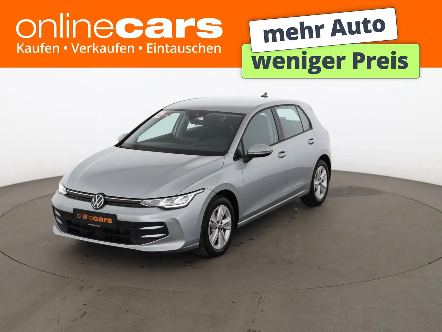 Volkswagen Golf VIII 2.0 TDI Life Aut LED HEAD-UP RADAR NAVI Silber - 1