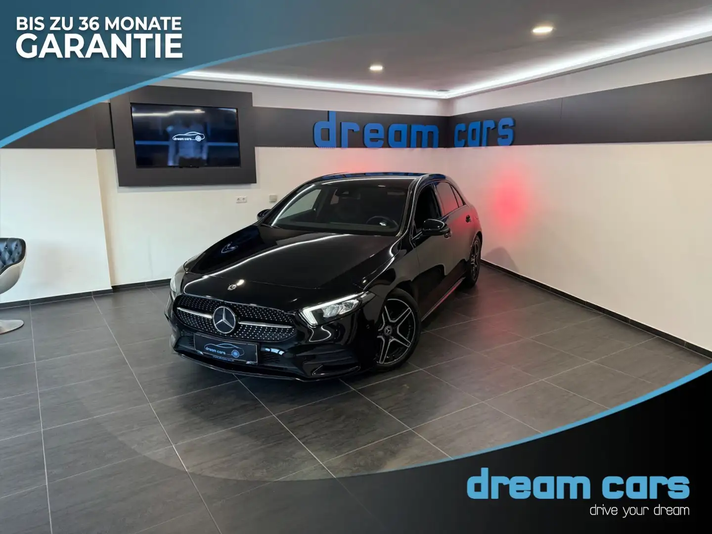 Mercedes-Benz A 200 d Aut.AMG LINE / NIGHT PAKET / WIDE SCREEN / Schwarz - 1