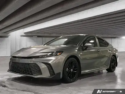Gray 2025 Toyota Camry SE FWD Sedan Front-Wheel Drive Continuously Variable Transmission