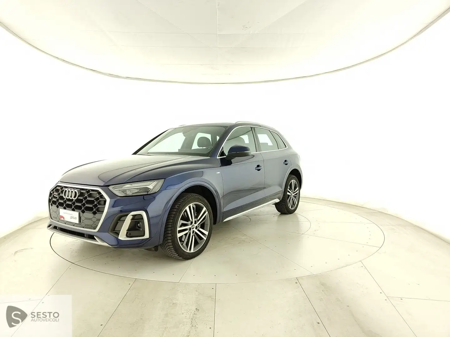 Audi Q5 II 2020 40 2.0 tdi mhev 12V S line Plus quattro s Blu/Azzurro - 1
