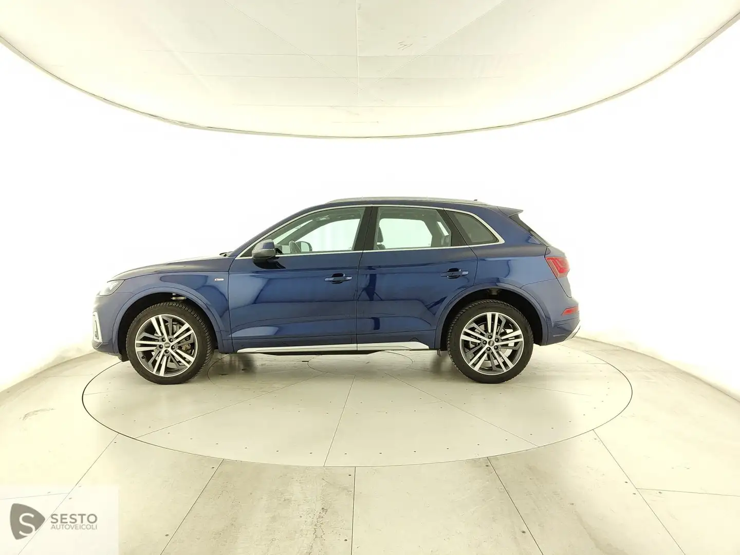 Audi Q5 II 2020 40 2.0 tdi mhev 12V S line Plus quattro s Blu/Azzurro - 2