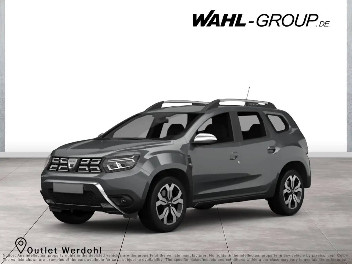 Dacia Duster 130 2WD Extreme*NAVI*360°-KAMERA*LED*8-FACH-ALU* Grau - 1