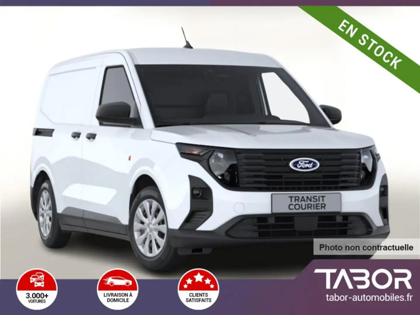 Ford Transit Courier TDCi 100Trend PDC Temp Blanc - 1