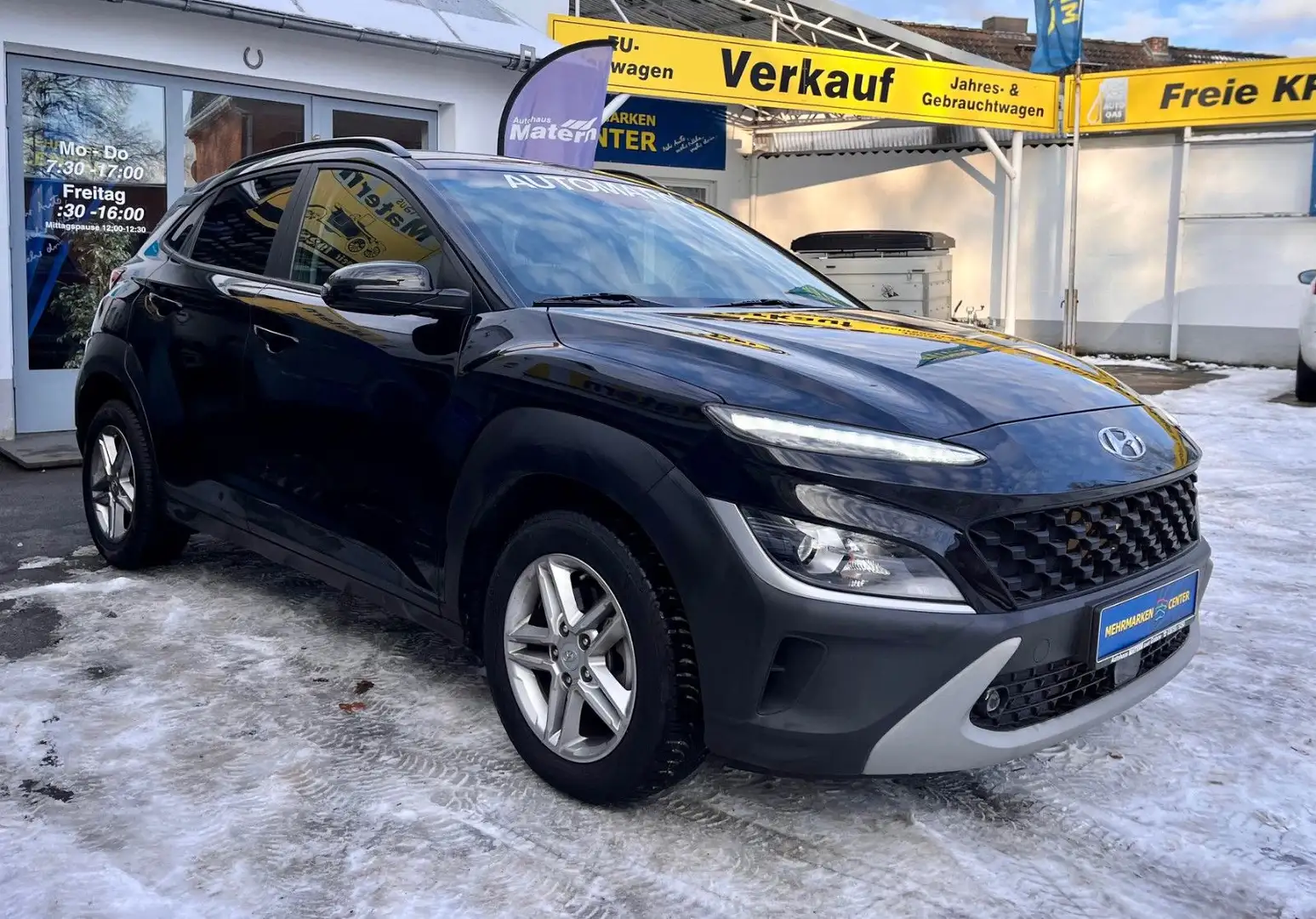 Hyundai KONA T-GDI DCT mit SCC-Tempomat, Kamera, AWR Schwarz - 2