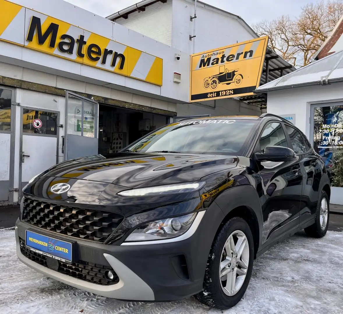 Hyundai KONA T-GDI DCT mit SCC-Tempomat, Kamera, AWR Schwarz - 1