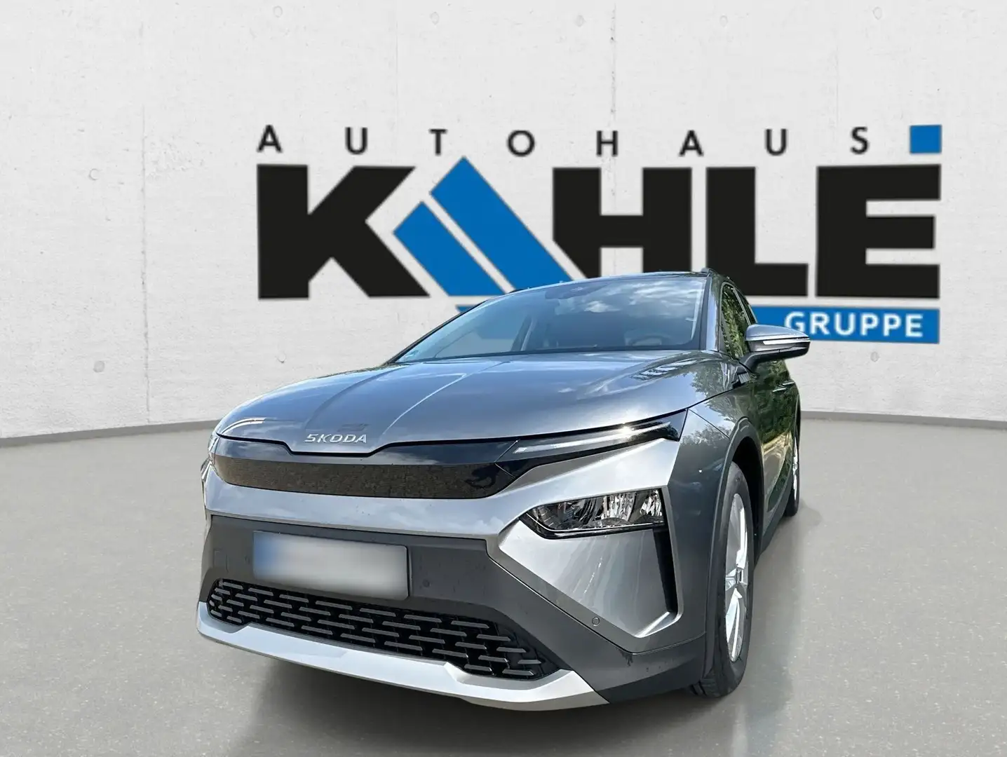 Skoda Elroq 60 Navi AHK LED SHZ Klima RFK PDC CarPlay Gris - 2