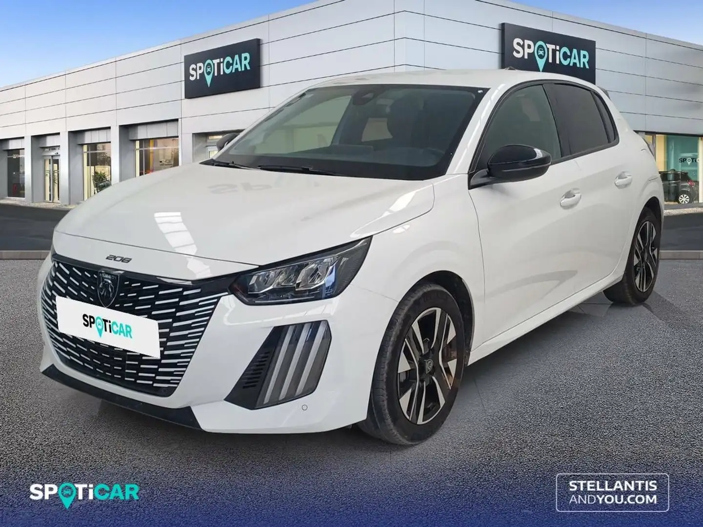 Peugeot 208 1.2 Hybrid Allure e-DCS6 100 Blanco - 1