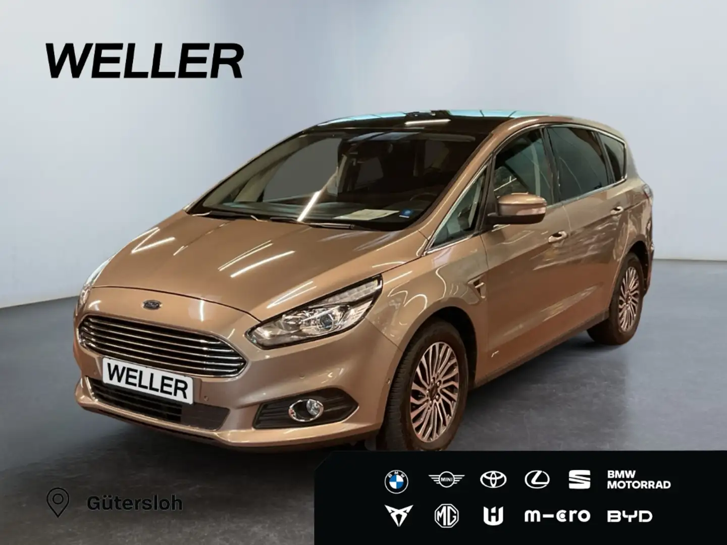 Ford S-Max 2.0 EcoBlue Allrad Titanium *hzb Front*Pano* Silber - 1