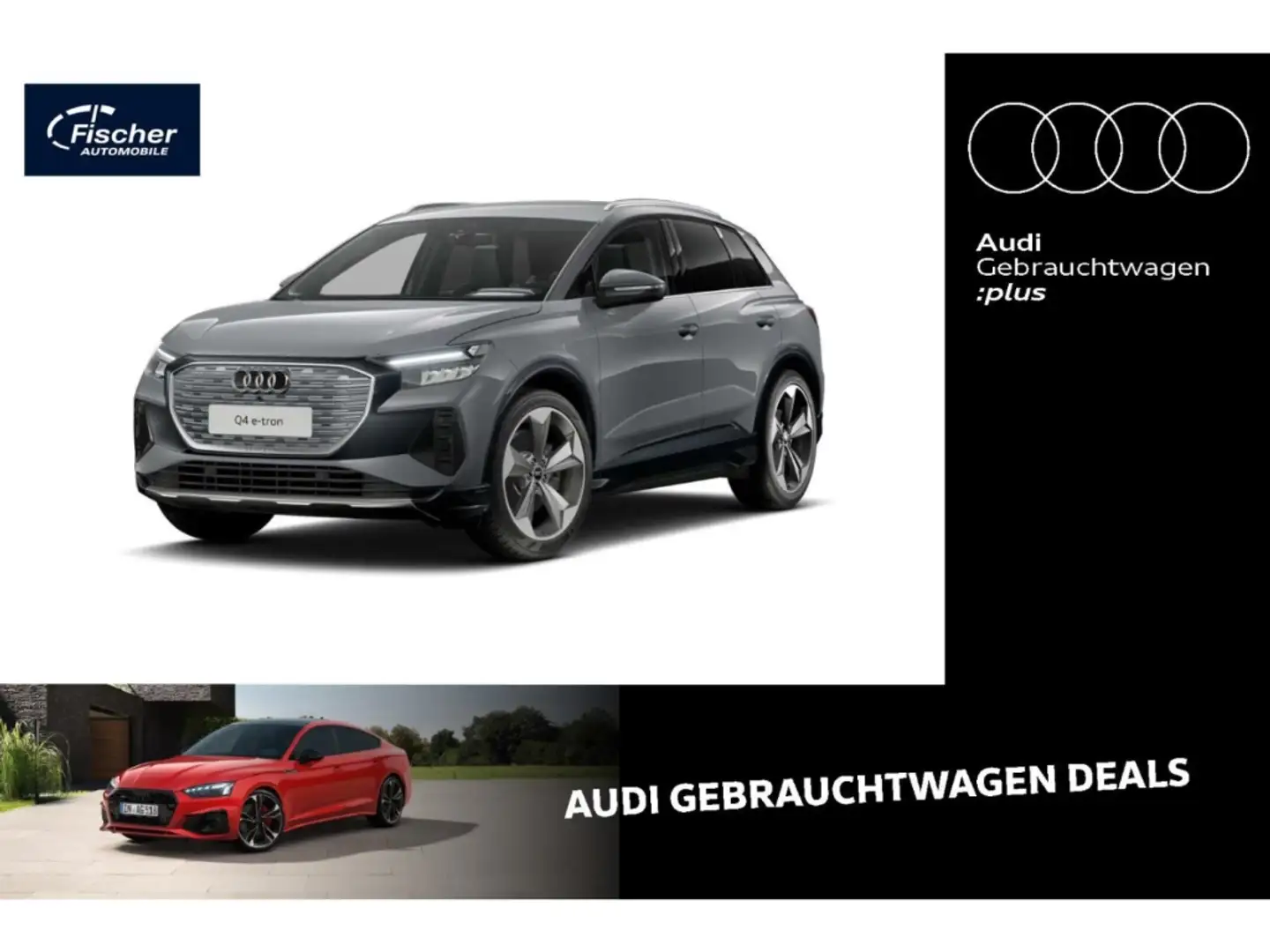 Audi Q4 e-tron 55 quattro advanced AHK/21''/W-Pumpe Grau - 1