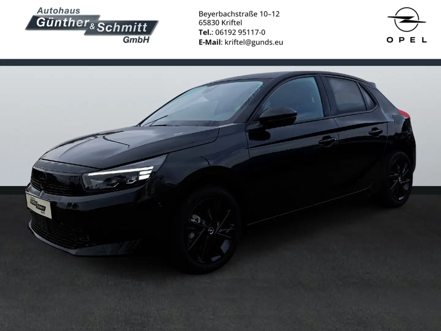 Opel Corsa F 1.2 GS PDC NAVI Noir - 1