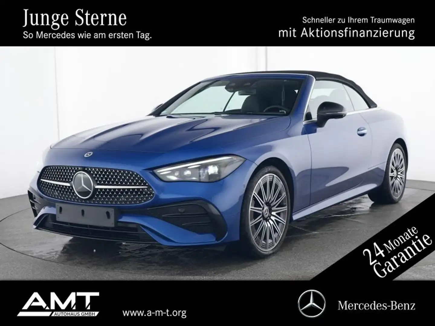 Mercedes-Benz CLE 300 4M Cabrio AMG-Premium*AHK*FAP*Head-up* Bleu - 1
