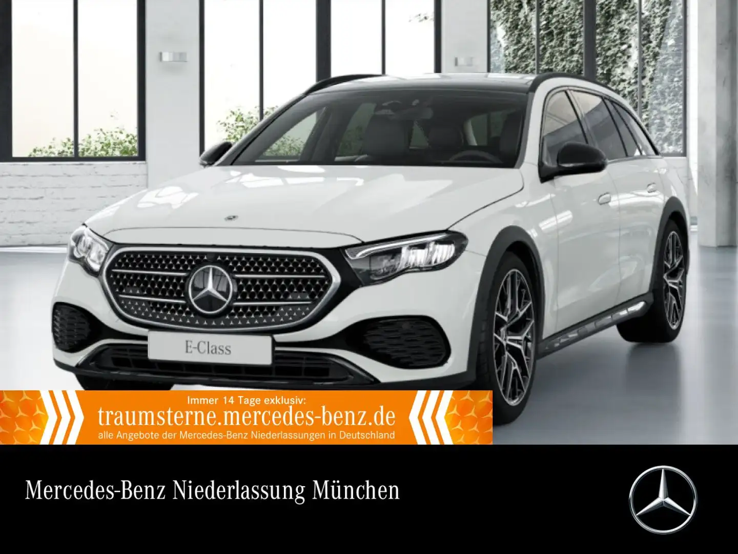 Mercedes-Benz E 220 d T 4M Avantgarde Airmat Pano Burmester LED Weiß - 1