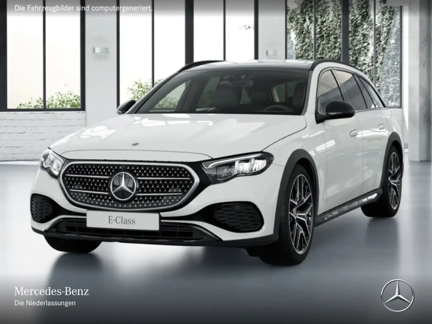 Mercedes-Benz E 220 d T 4M Avantgarde Airmat Pano Burmester LED Weiß - 2