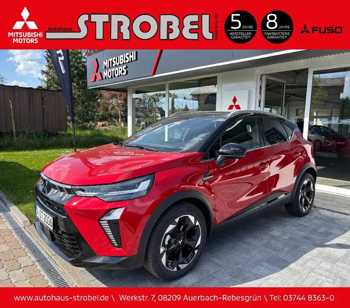 Mitsubishi ASX Intro Edition 1.3 *TURBO*AUTOMATIK* Rood - 1