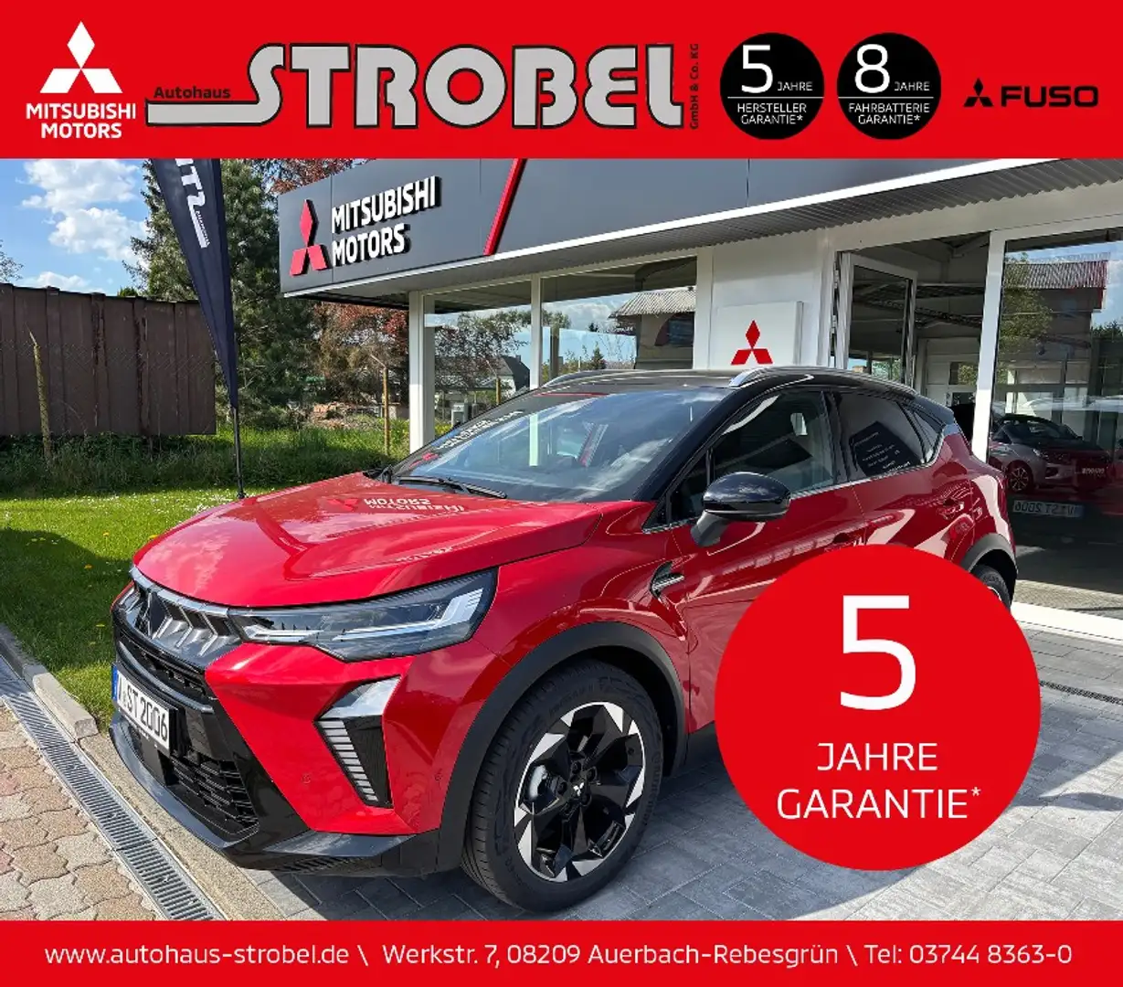 Mitsubishi ASX Intro Edition 1.3 *TURBO*AUTOMATIK* Rot - 1