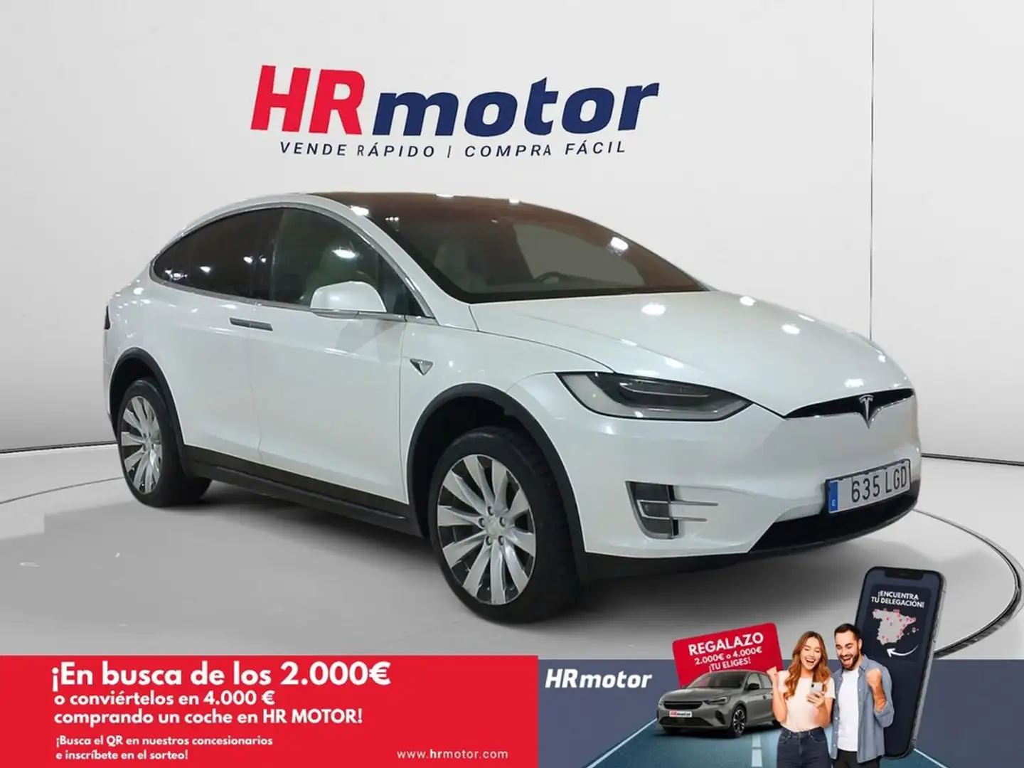 Tesla Model X Gran Autonomia Blanc - 1