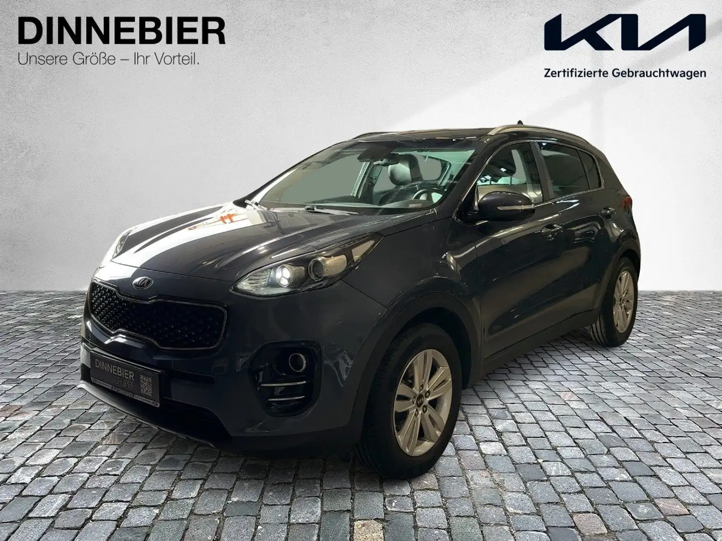 Kia Sportage 1.6 DT PREM+ CAM DynLicht NAVI LM Blauw - 2