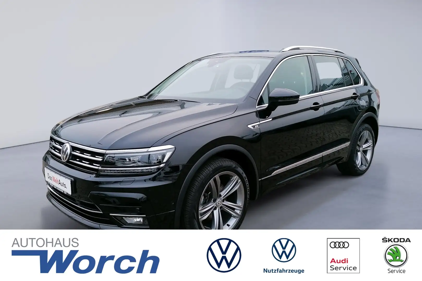 Volkswagen Tiguan 2.0 TDI DSG 4M R line STHZ+KAMERA+HEAD-UP Schwarz - 1