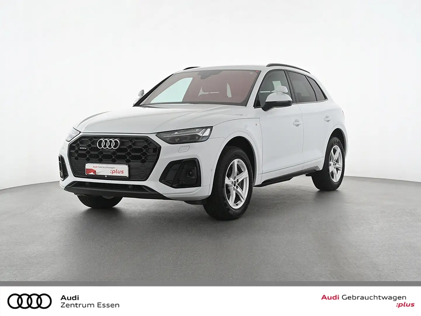 Audi Q5 40 TDI quattro S-LINE S-TRONIC MATRIX LED AHK   NA Blanc - 1