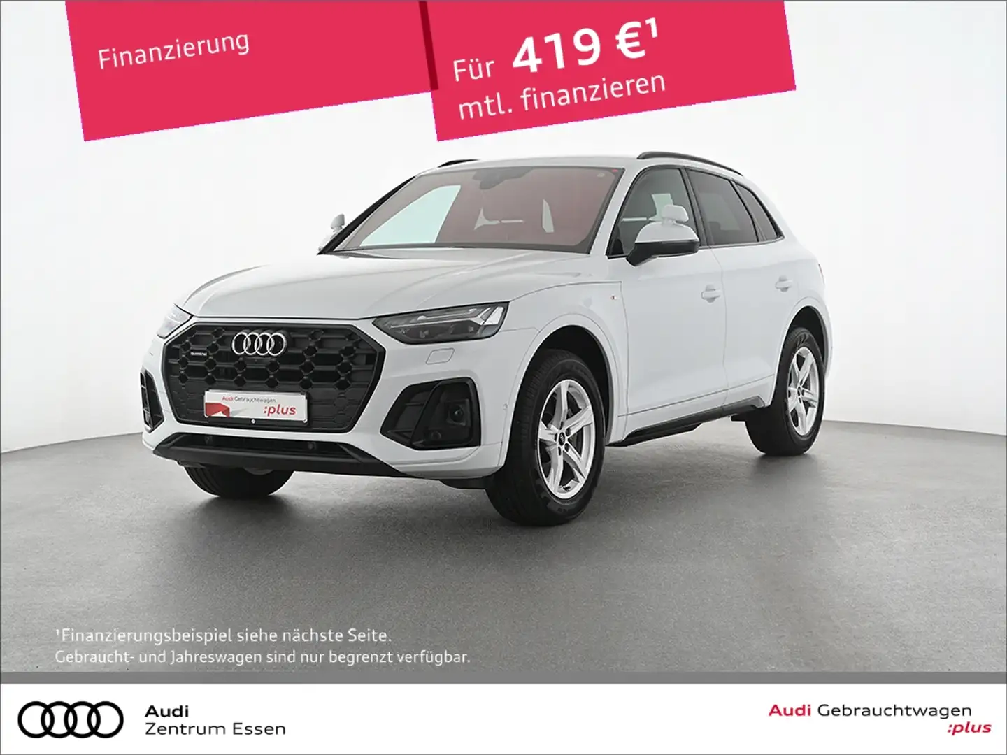 Audi Q5 40 TDI quattro S-LINE S-TRONIC MATRIX LED AHK   NA Bianco - 1