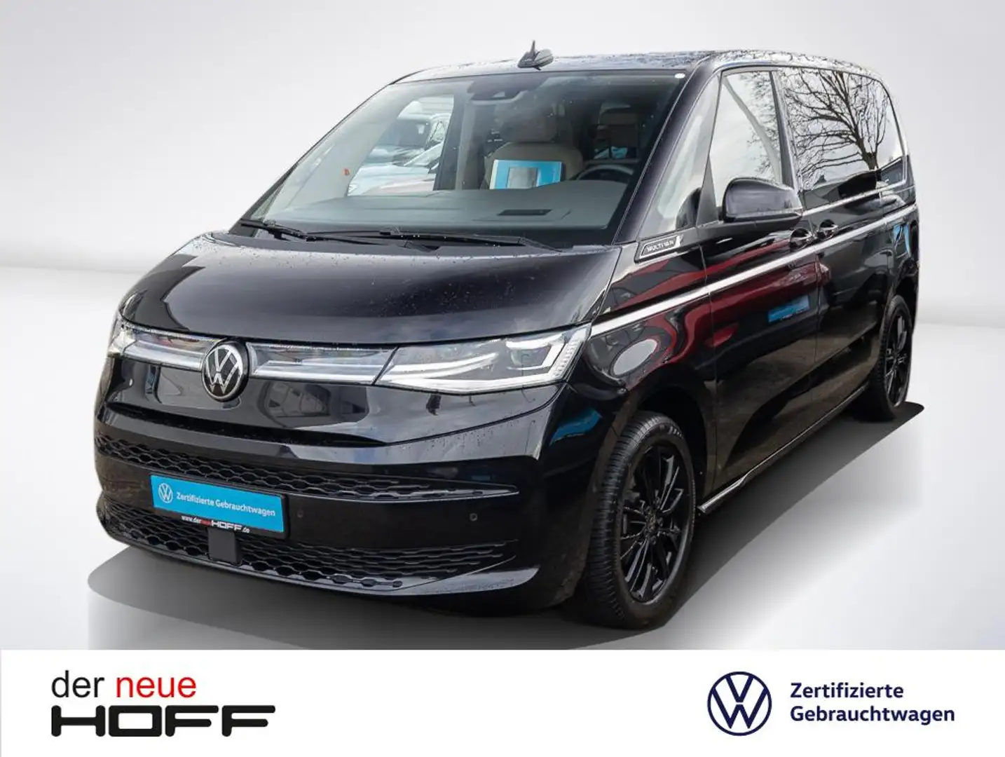 Volkswagen T7 Multivan 2.0 TDI DSG Navi AHK Leder 5J Garantie Allwetter 1 Schwarz - 1