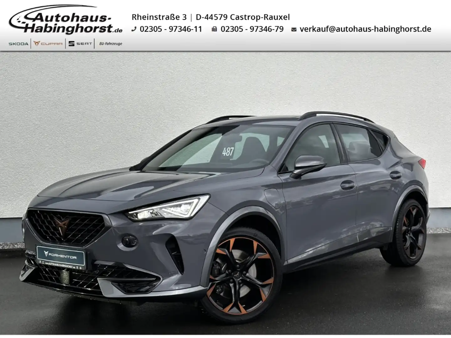 CUPRA Formentor 1.4 e-Hybrid DSG VZ Pano DCC ACC Shz FullLink Alu Grau - 1