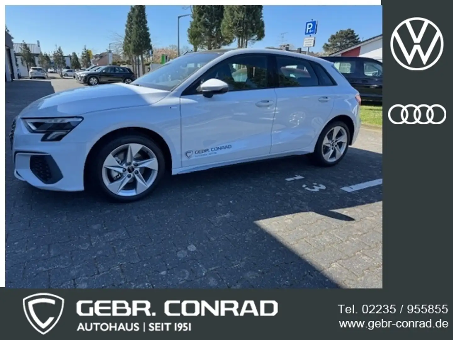 Audi A3 Sportback S line 35 TDI, NP: 48.000 € Weiß - 1